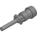 Connector to Cable - 19 Way Female, Circular Air Side