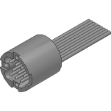 Connector to Cable - 9-Pin Male