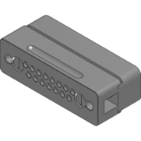 UHV Connector Macor Ceramic- 15D - Male