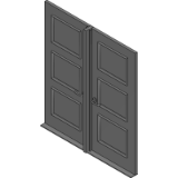 STC 33 to 35 Fire Rated Wood Door Detail