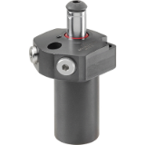 AMF 6951KZ-DW - Push-Pull Cylinder, rod-end-flange-mounting with guided piston rod, double acting