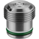 AMF 6989NA - Automatic coupling nipple, threaded design