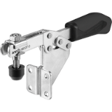 AMF 6833T - Horizontal acting toggle clamp with angle base