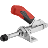 AMF 6841 - Push-pull type toggle clamp with small angle base