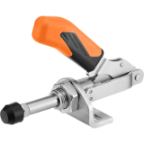 AMF 6841J - Push-pull type toggle clamp with small angle base