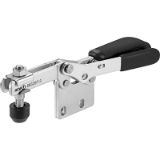 AMF 6832ST - Horizontal toggle clamp with safety latch, open clamping arm and horizontal base
