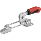 AMF 6848HS - Hook type toggle clamp horizontal with safety latch