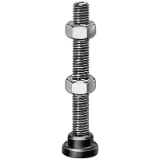 AMF 6886 - Self-aligning clamping screw for solid and closed clamping arms