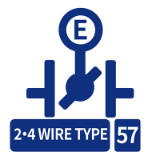 緊急遮断弁（開放弁） 電動式E型 バタフライバルブ57型