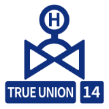 True Union Diaphragm Valve Type 14, Electric actuated Type H