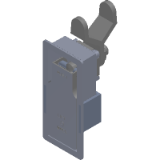 BS-17 series - Short Shaft Compression Latches, Lift-and-Turn