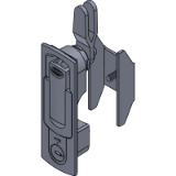 BZ-08 series - Short Shaft (Key Locking) Compression Latches, Lift-and-Turn