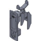 BZ-08 series - Standard Shaft (Key Locking) Compression Latches, Lift-and-Turn