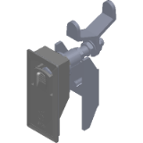 BZ-17 series - Long Shaft Compression Latches, Lift-and-Turn