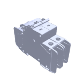 Double Pole Mini Circuit Breakers (0.5A-40A, FAZ-NA Series)
