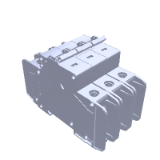 Triple Pole Mini Circuit Breakers (0.5A-40A, FAZ-NA Series)