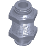 Push-to-Connect Pneumatic Fittings (Stainless Steel)