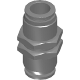 Push-to-Connect Union Pneumatic Fittings (Thermoplastic)