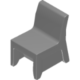 Suicide Resistant Forte Armless Chair