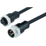Connecting cable, female cable connector - male cable connector