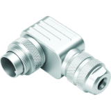 Male angled connector, crimp connection, shieldable, PG 7