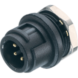 Male panel mount connector