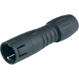 Male cable connector, black