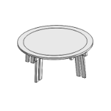 Size Table L904 - Round Table