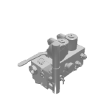 KV 2P valve assembly with accessories