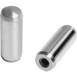 B0524 - Cylindrical pins with internal thread DIN EN ISO 8735
