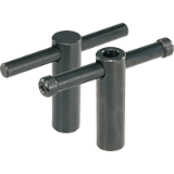 B0131 - Thommy bars with fixed or sliding T-bar, DIN 6305 or DIN 6307