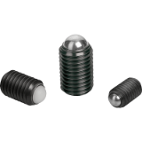 B0161 - Ball-end thrust screws without head with full ball