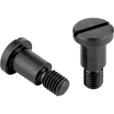 B0117 - Shoulder screws with slotted flat head DIN 923