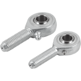 B0445 - Rod ends with ball bearing, external thread DIN ISO 12240-4