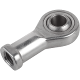 B0450 - Rod ends with plain bearing internal thread, stainless steel DIN ISO 12240-4