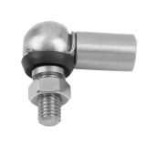 B0443 - Angle joints stainless steel like  DIN 71802, Form CS with sealing cap