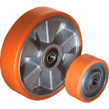 B0496 - Wheels aluminium rims with injection-moulded tread