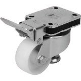 B0502 - Elevating castors with integrated machine foot