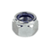 BN 48783 - Hex nylon insert lock nuts type NE, Coarse thread, Stainless Steel, 316 Stainless Steel, Plain Finish (IFI 100-107)