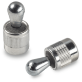 W613 - ALUMINIUM LATERAL SPRING PLUNGER WITH STEEL NOSE