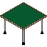 Brodart-Activity_Furniture-No_Trough-Metal_Leg-Table