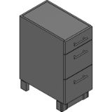 OBM 3 Drawer Cabinet