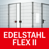Schutzzaunsystem Flex II Edelstahl