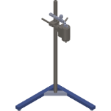 Compressed air industrial stirrers with floor stand