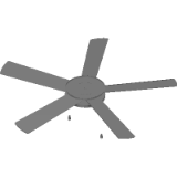52″ Ceiling Fan – 5 Blade – CF106