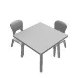 Woodcrest Table and Chair set Square
