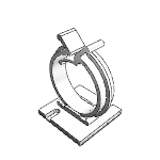 Cable Clamps - Adhesive/Screw Mount, Round Wire Saddle
