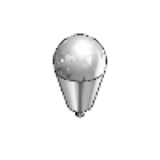 BD-40 - Tapered Knobs - Bulb