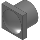 MC000223 - Bewegungsmelder Basiselement (Wand, Einbau, runder Sensor)