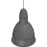 MC000157 - High bay luminaire round suspended mounting